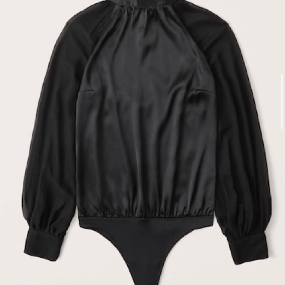 Abercrombie & Fitch Medium Black Long Sleeve Bodysuit